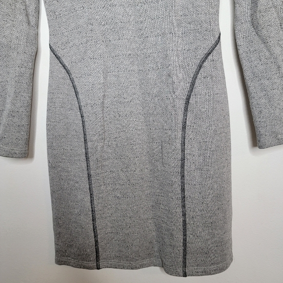 KAIN Boucle Terry Churchill Sweatshirt Mini Dress Gray Long Sleeves Women Medium - Picture 5 of 13